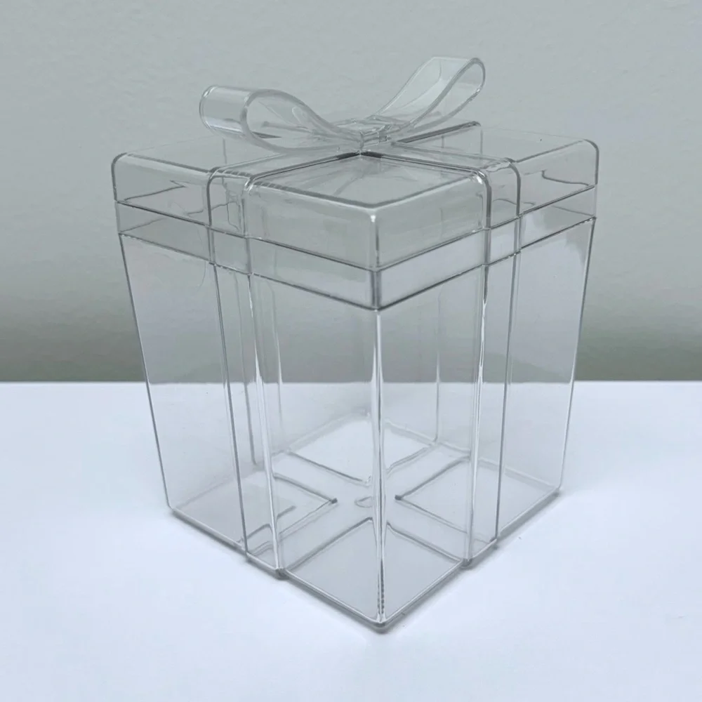 New! Acrylic Clear Square Gift Box, Target Bullseye Playground 2025 Collection